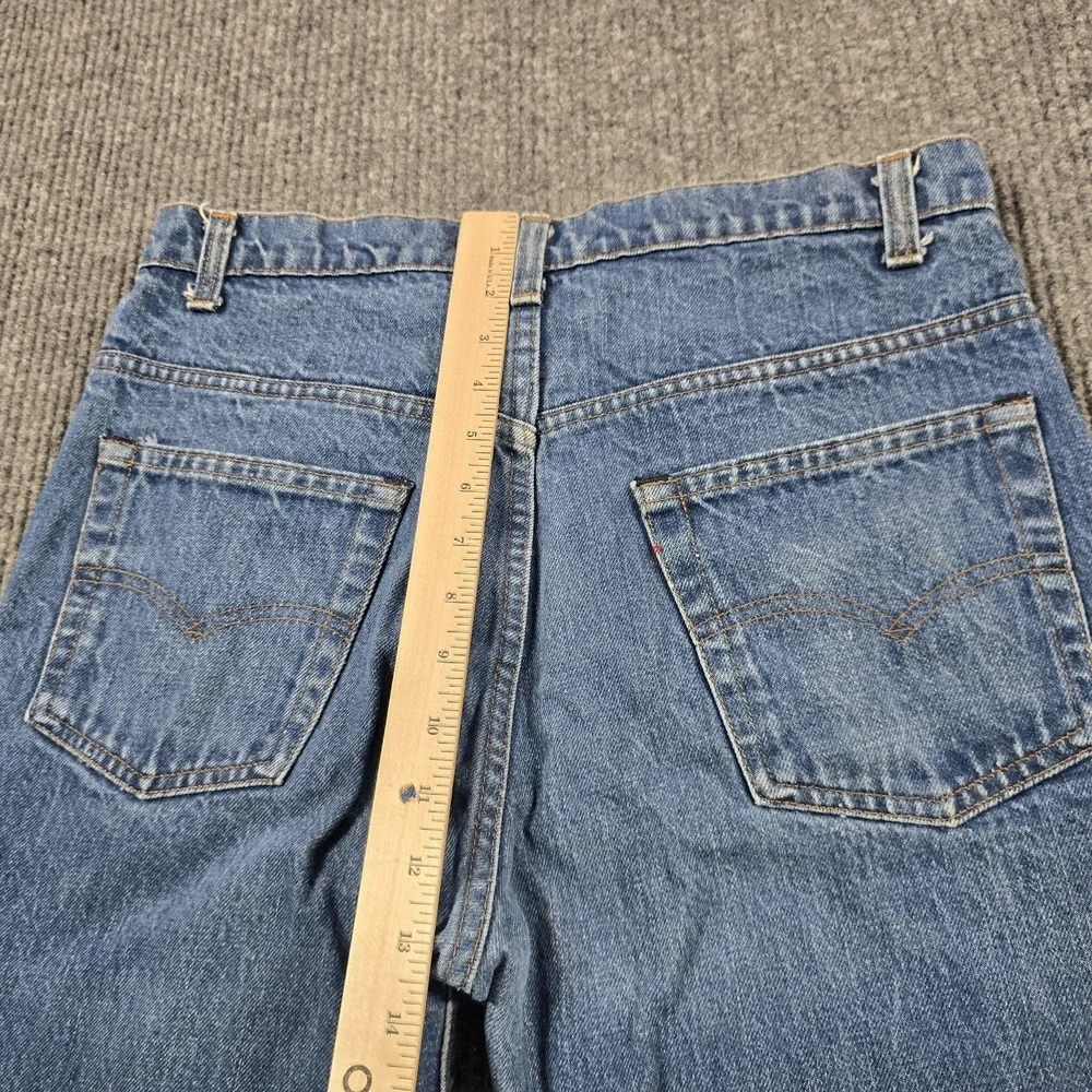 Vintage 80s Levi's 517 Jeans Mens 32x32 Blue‎ Bootcut USA Custom Snap Button Fly